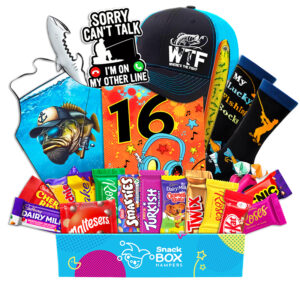 16th Birthday Fishing Lovers Chocolate Box Gift