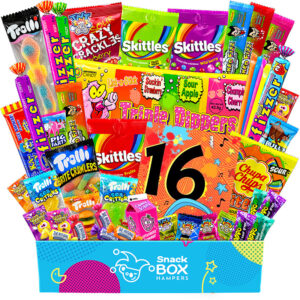 16th birthday lolly gift box hamper small