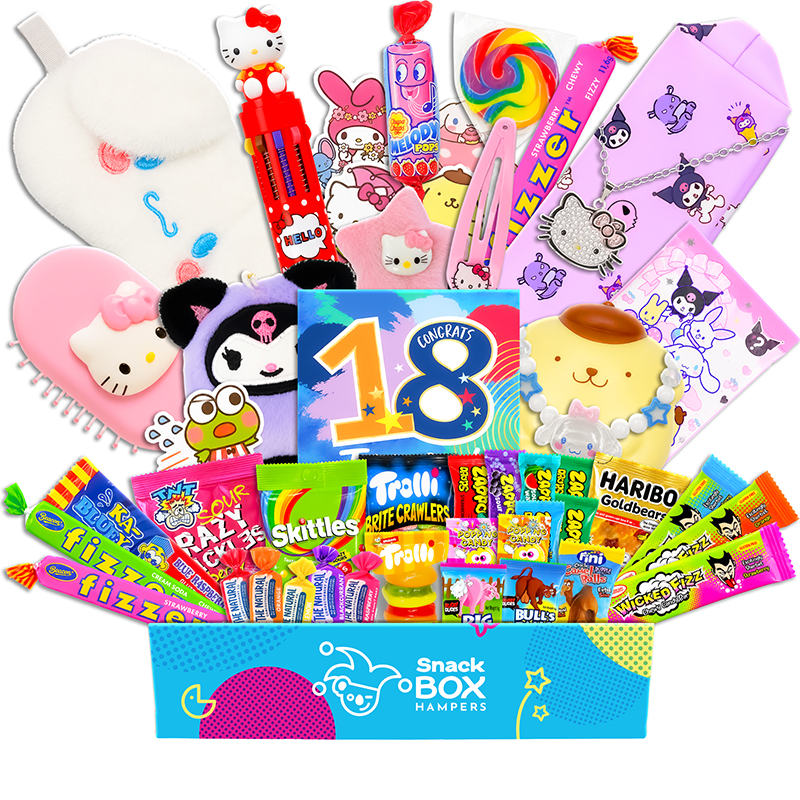 18th Birthday Hello Kitty Gift Box Hamper – Lolly