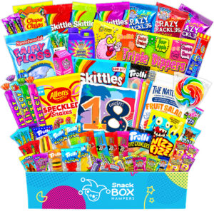 18th birthday gluten free lolly gift box hamper large