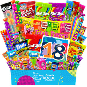 18th birthday gluten free lolly gift box hamper small