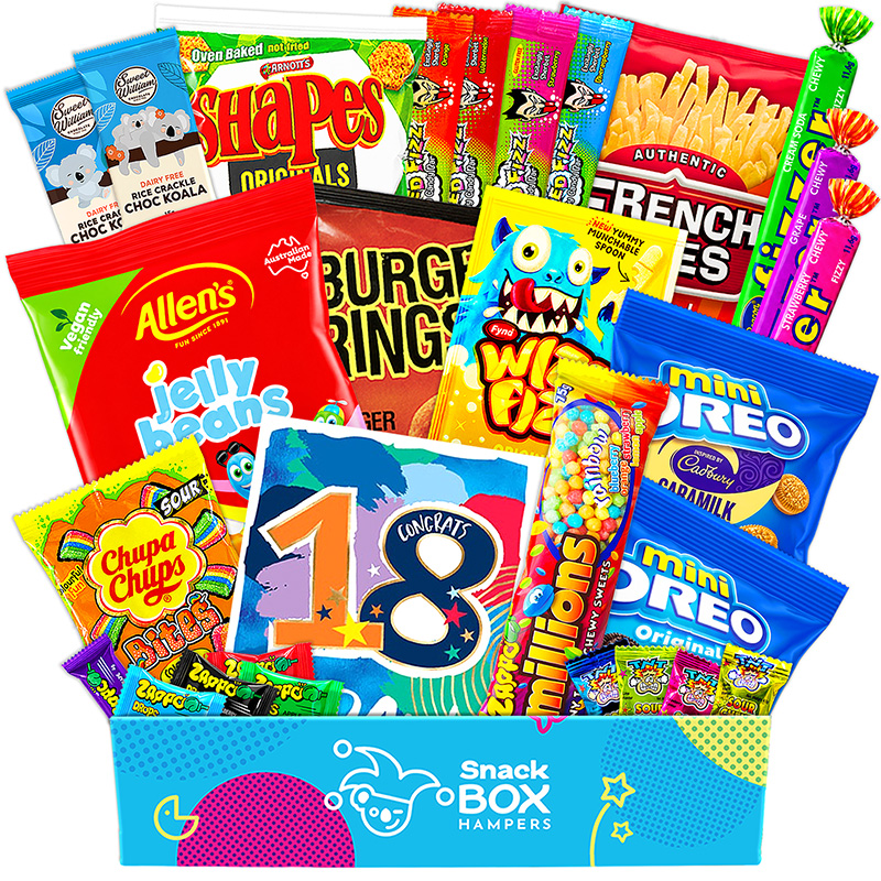 18th-birthday-vegan-snack-gift-box-hamper 18th birthday vegan snack gift box hamper
