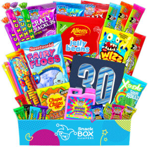 30th birthday vegan lolly gift box hamper