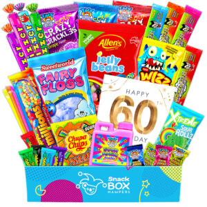 60th Birthday Vegan Lolly Gift Box Hamper