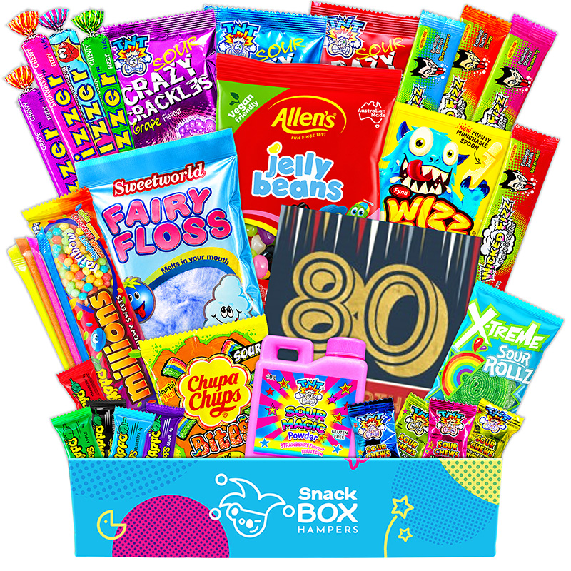 80th-birthday-vegan-lolly-gift-box-hamper 80th birthday vegan lolly gift box hamper