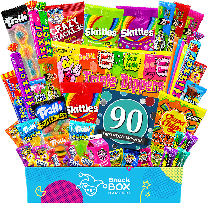 90th-birthday-gluten-free-lolly-gift-box-hamper-small 90th birthday gluten free lolly gift box hamper small