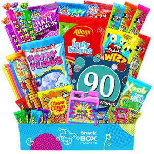 90th Birthday Vegan Lolly Gift Box Hamper