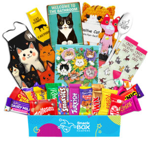Cat Lovers Chocolate Box Gift Basket