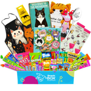 Cat Lovers Lolly Box Gift Basket