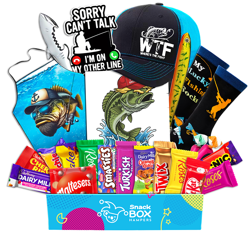 Fishing Lovers Chocolate Box Gift Basket