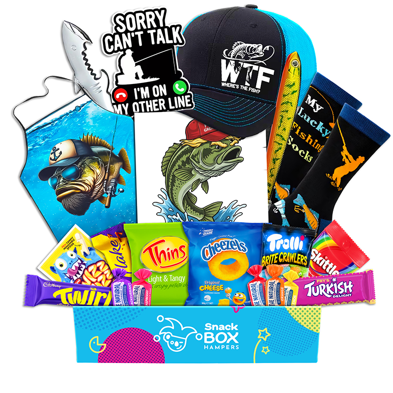 Fishing Lovers Gluten Free Snack Box Gift