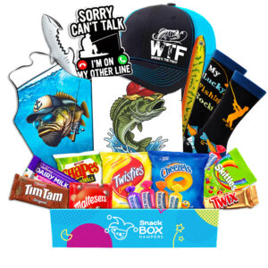 Fishing Lovers Snack Box Gift Basket