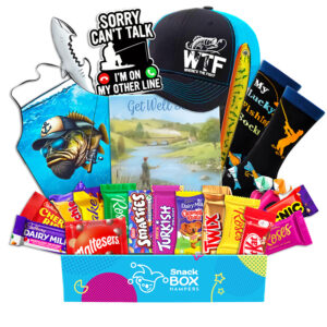 Get Well Soon Fishing Lovers Chocolate Gift Basket