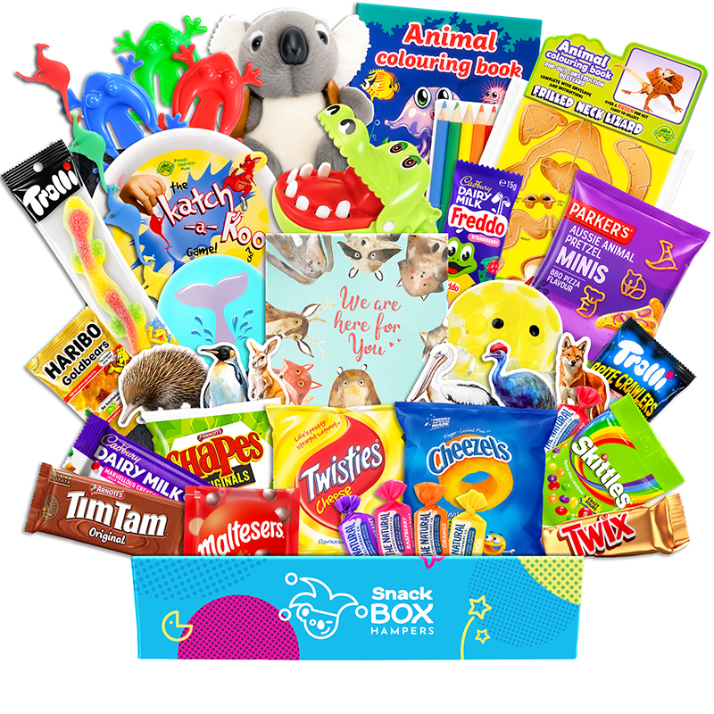 Get Well Soon Kids Animal Activity Gift Hamper – Snack