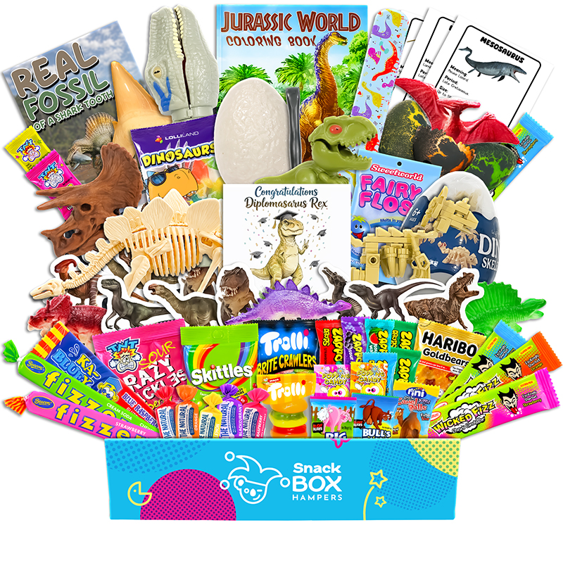 Graduation Kids Dinosaur Gift Box Hamper – Lolly