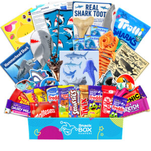 Kids Shark Gift Box Hamper - Chocolate