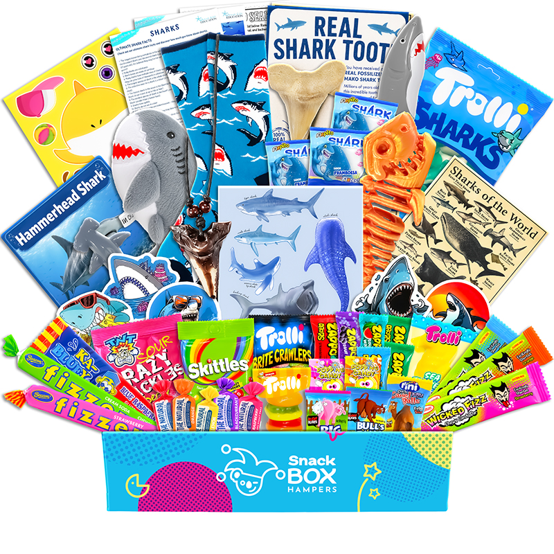 Kids Shark Gift Box Hamper – Gluten Free Lolly
