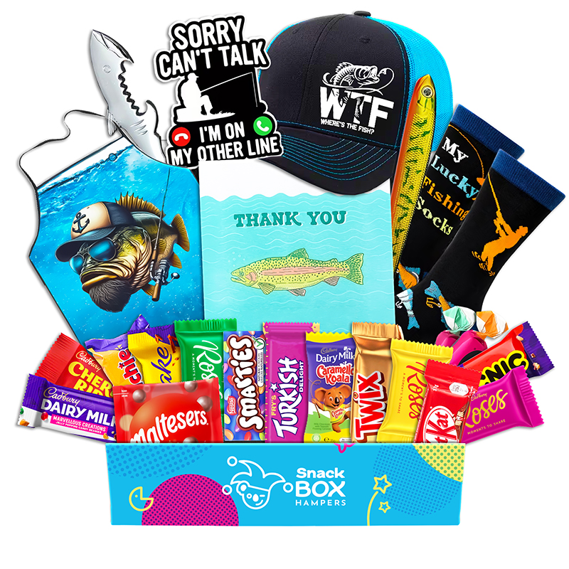 Thank You Fishing Lovers Chocolate Box Gift