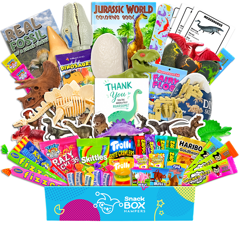 Thank You Kids Dinosaur Gift Box Hamper – Lolly