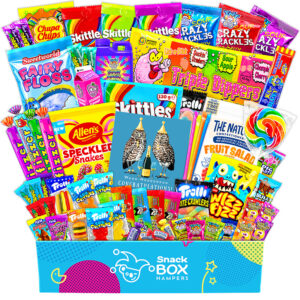 congratulations gluten free lolly gift box hamper large