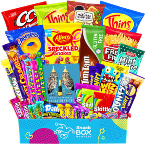 congratulations gluten free snack gift box hamper large
