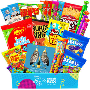 congratulations vegan snack gift box hamper