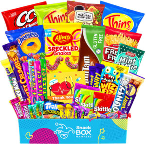 nurse gluten free snack gift box hamper large
