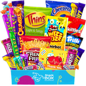 nurse gluten free snack gift box hamper small