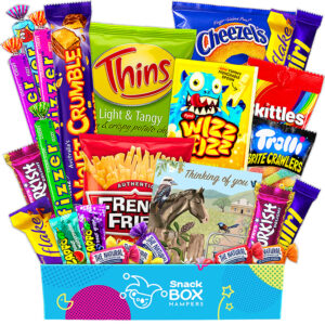 sympathy gluten free snack gift box hamper small