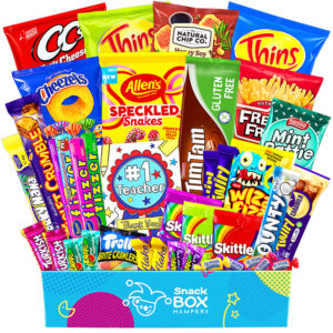 teacher gluten free snack gift box hamper large