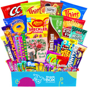 tradies gluten free snack gift box hamper large