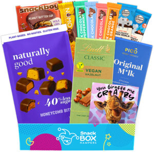vegan chocolate gift box hamper for brothers