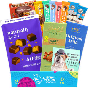 vegan chocolate gift box hamper for grandparents