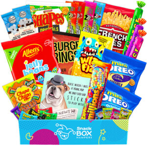 vegan snack gift box hamper for grandparents