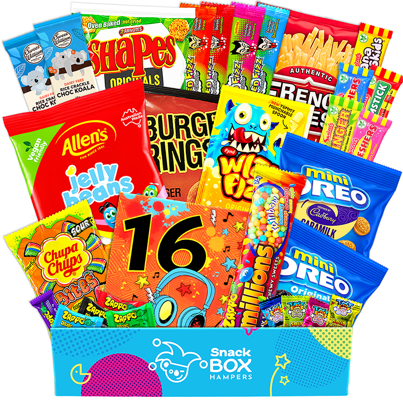 16th Birthday Vegan Snack Gift Box Hamper