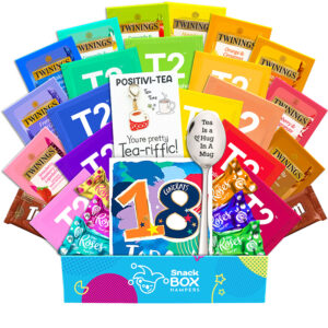18th birthday tea warm wishes gift box hamper