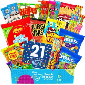 21st Birthday Vegan Snack Gift Box Hamper