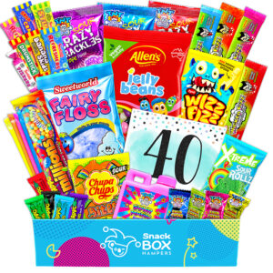 40th Birthday Vegan Lolly Gift Box Hamper