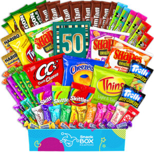 50th birthday group sharing box gift hamper medium