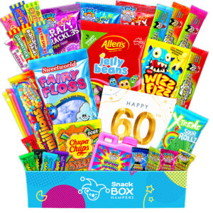 60th Birthday Vegan Lolly Gift Box Hamper