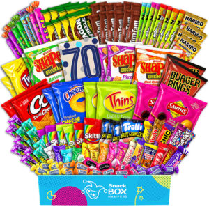 70th birthday group sharing box gift hamper large