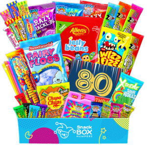 80th Birthday Vegan Lolly Gift Box Hamper