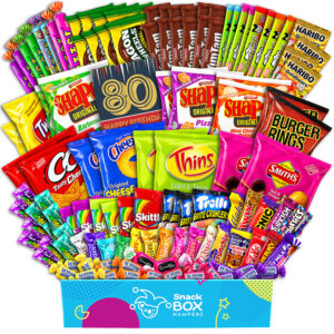 80th birthday group sharing box gift hamper large