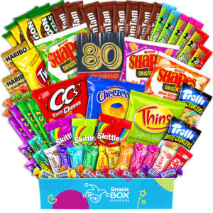 80th birthday group sharing box gift hamper medium