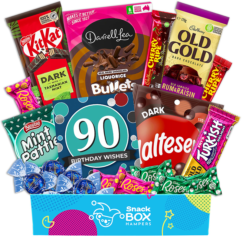 90th birthday gift basket hamper