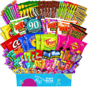 90th birthday group sharing box gift hamper large
