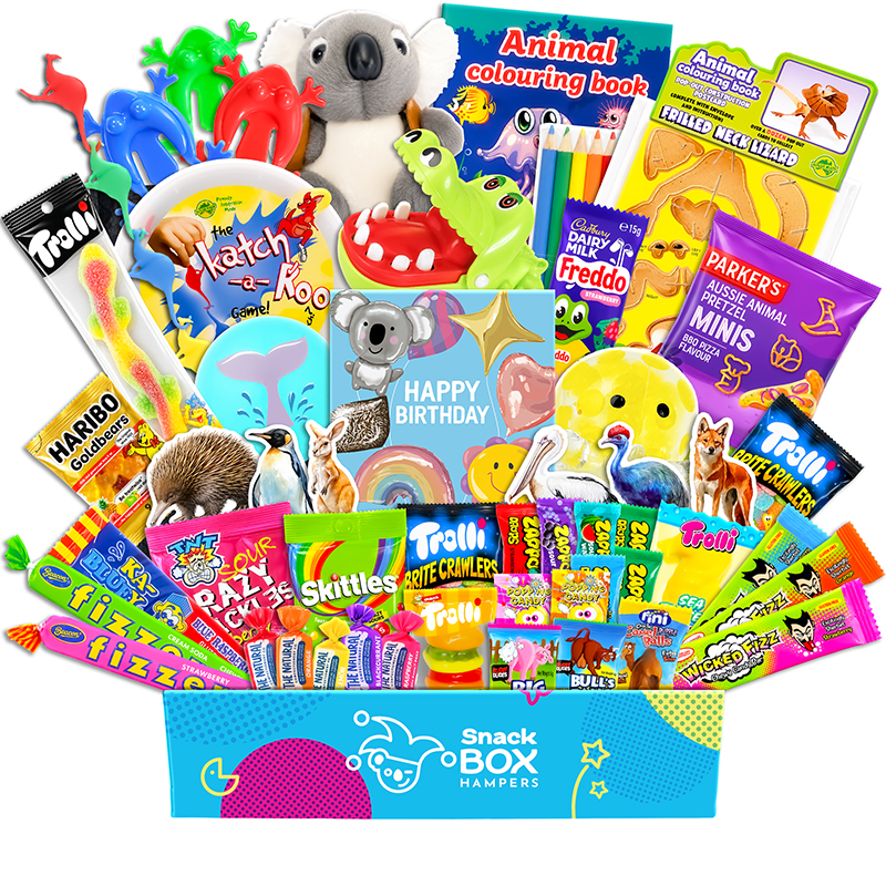 Birthday Kids Animal Activity Gift Hamper – Gluten Free Lolly