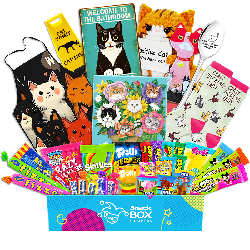 Cat Lovers Gluten Free Lolly Box Gift