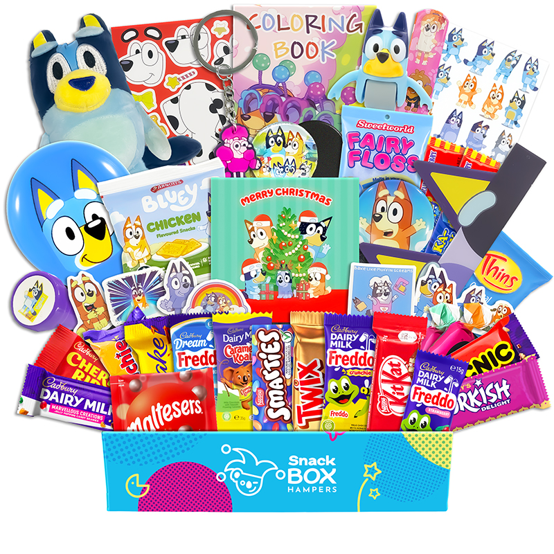 Christmas Bluey Gift Basket Hamper – Chocolate