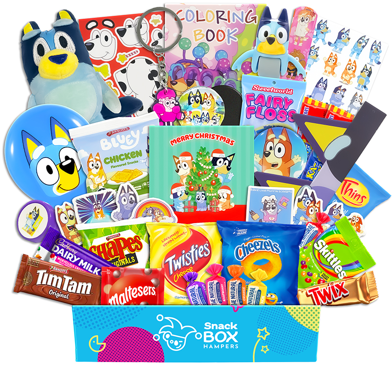 Christmas Bluey Gift Basket Hamper – Snack